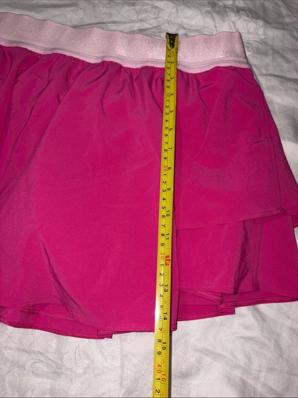 Like new Lululemon Court Rival High-Rise Skirt pink Tennis Running Womens Size 1